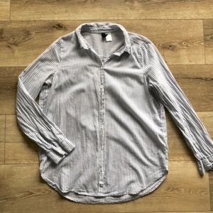 Breezy Striped Button Down